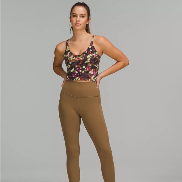 Lululemon Align Tank Top Soft Focus Splatter Green Multi (SFS2). Size 2 and 10 - Picture 3 of 4